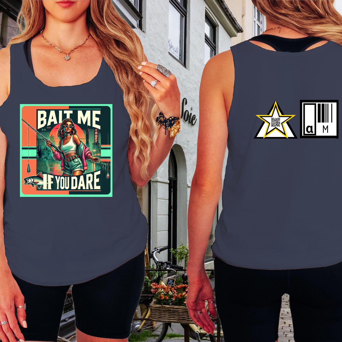 Bait Me If You Dare Graphic Sleeveless Shirt Product