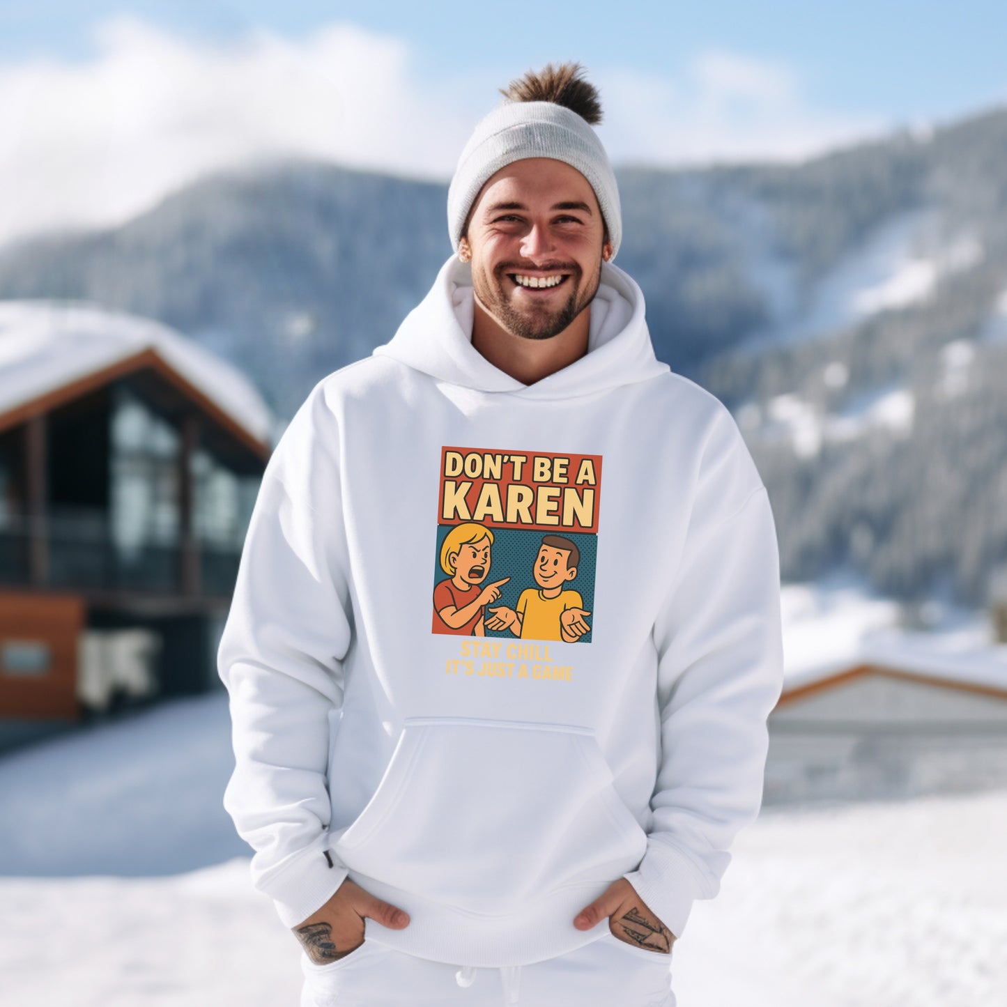 Don't Be A Karen Stay Chill It's Just A Game hoodie product
