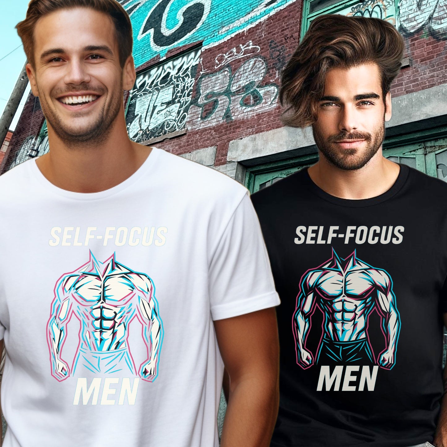 Self-Focus Men Bodybuilder Graphic Tee product