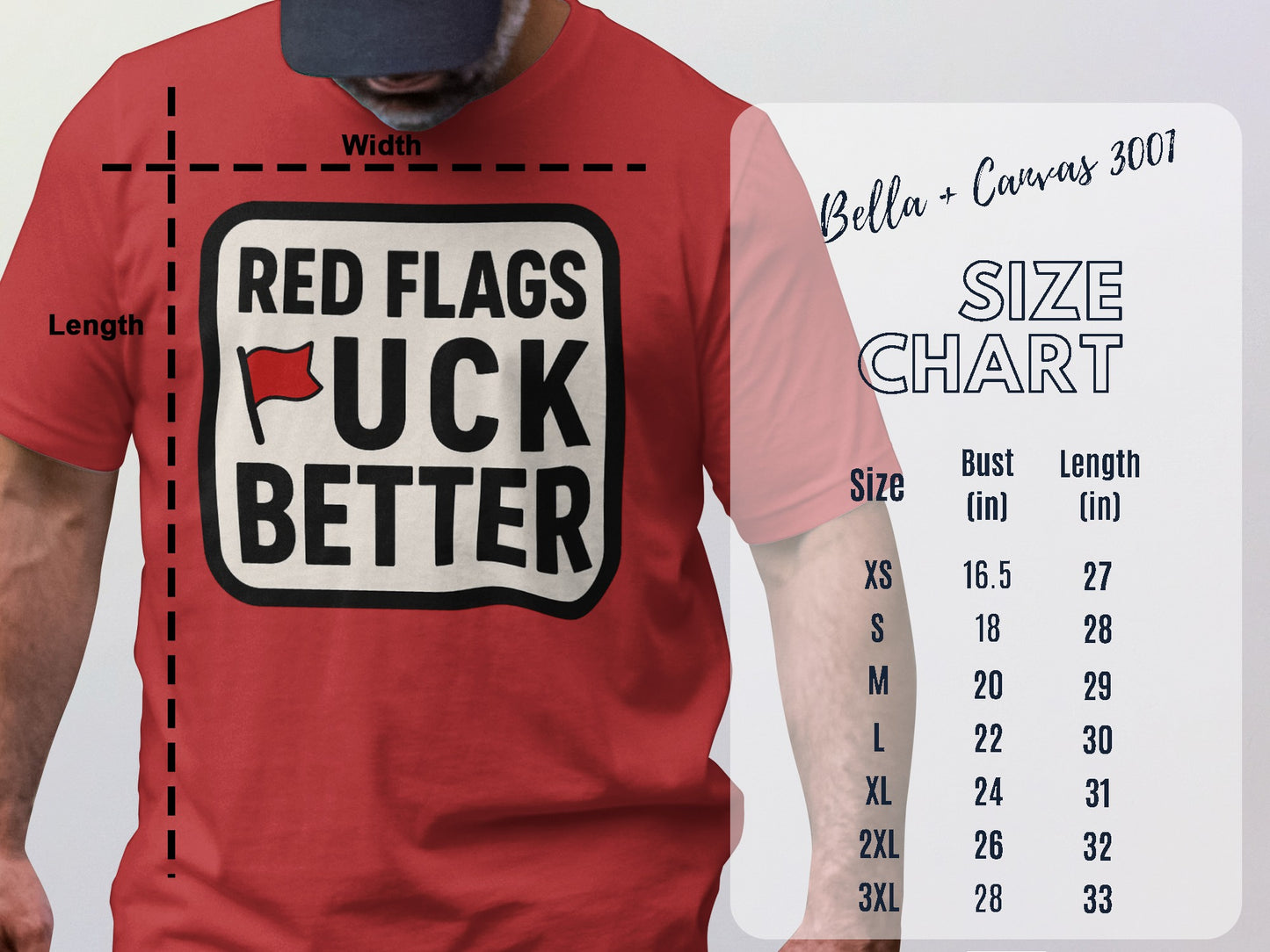 Red Flags F*** Better T-shirt Bold Graphic Tee