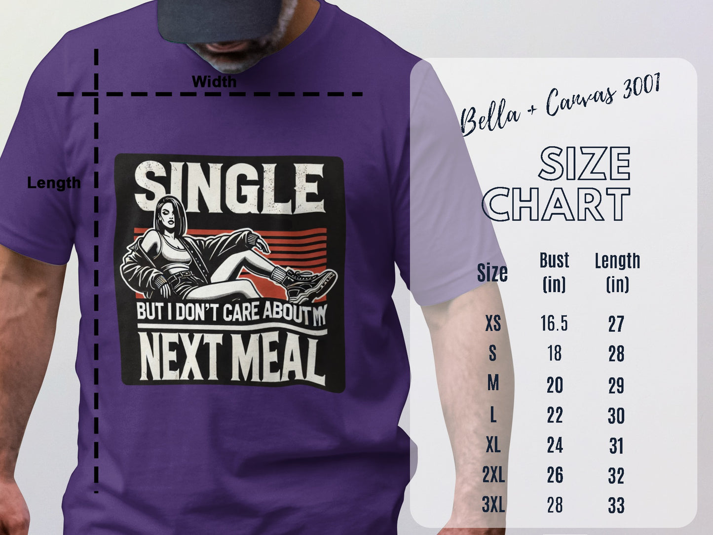 Single But I Don't Care About My Next Meal product type