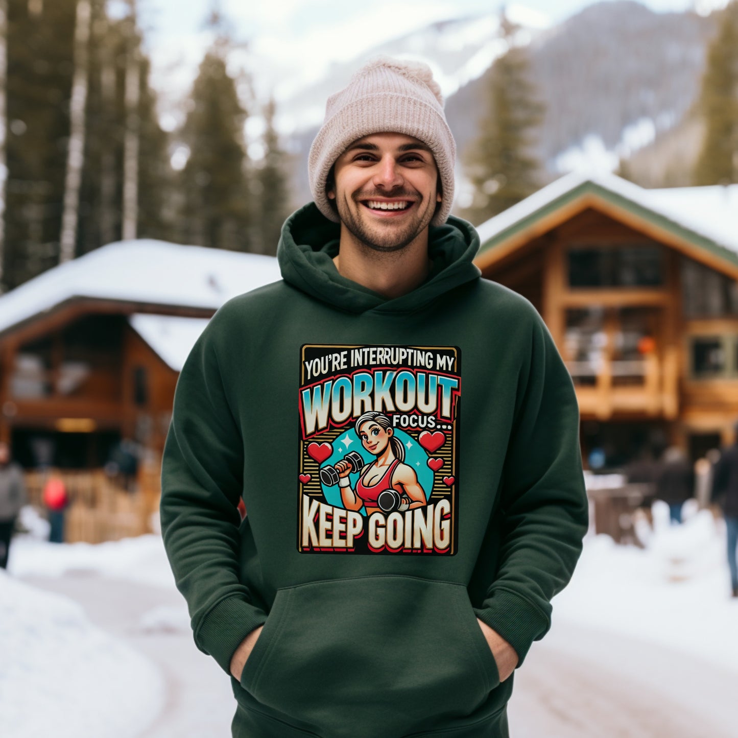 You're Interrupting My Workout Focus Hoodie product