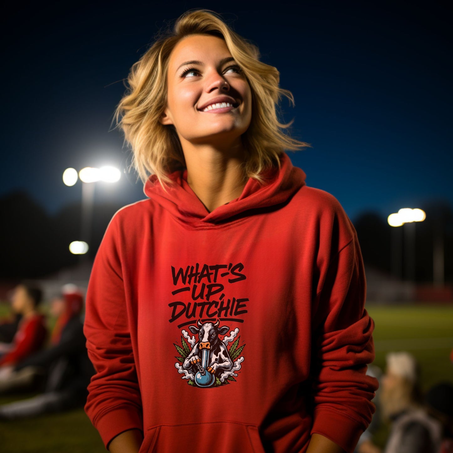 What's Up Dutchie Artistic Design Hoodie product