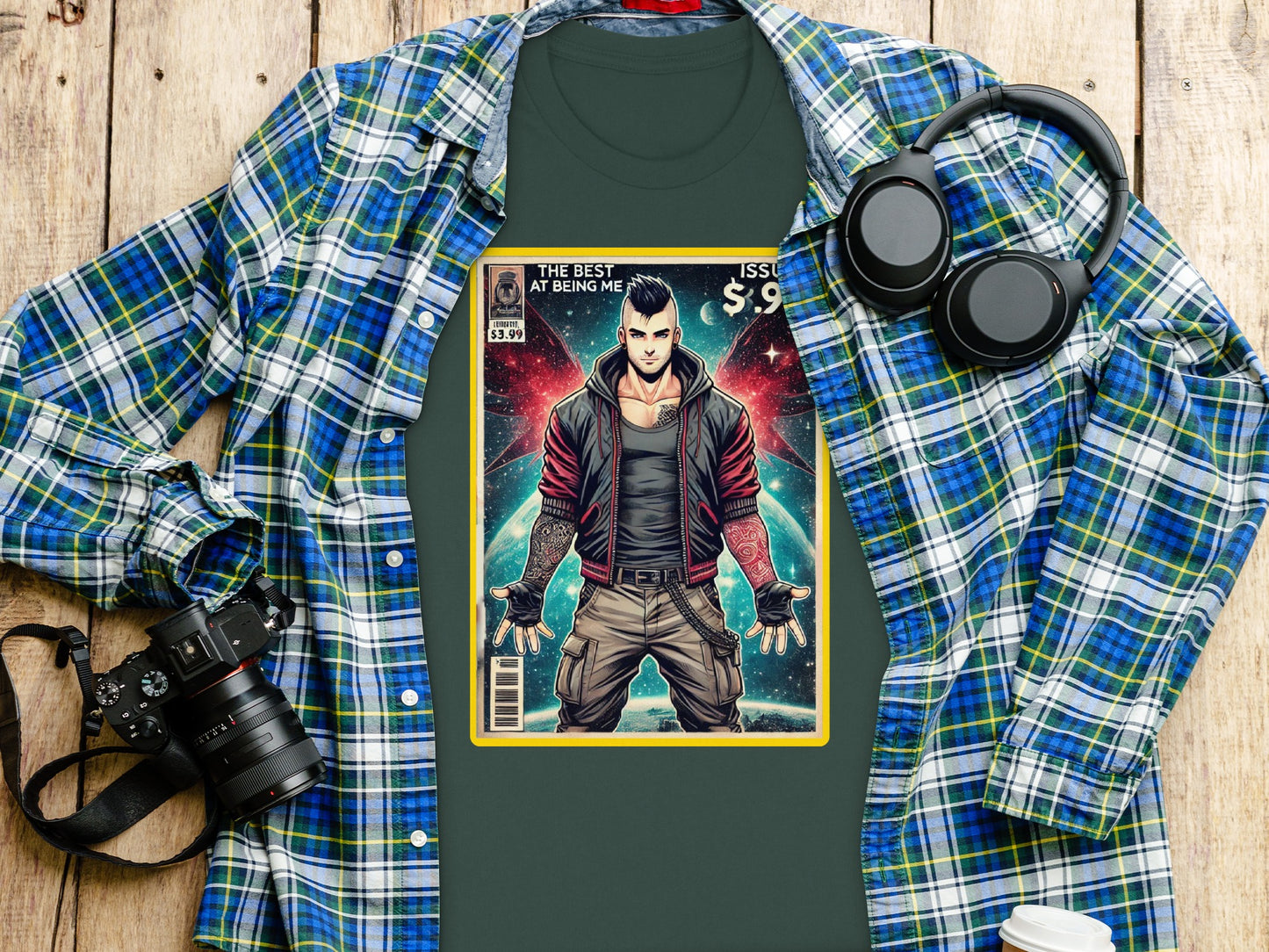 Graphic Novel Themed T-Shirt Unique and Stylish product type