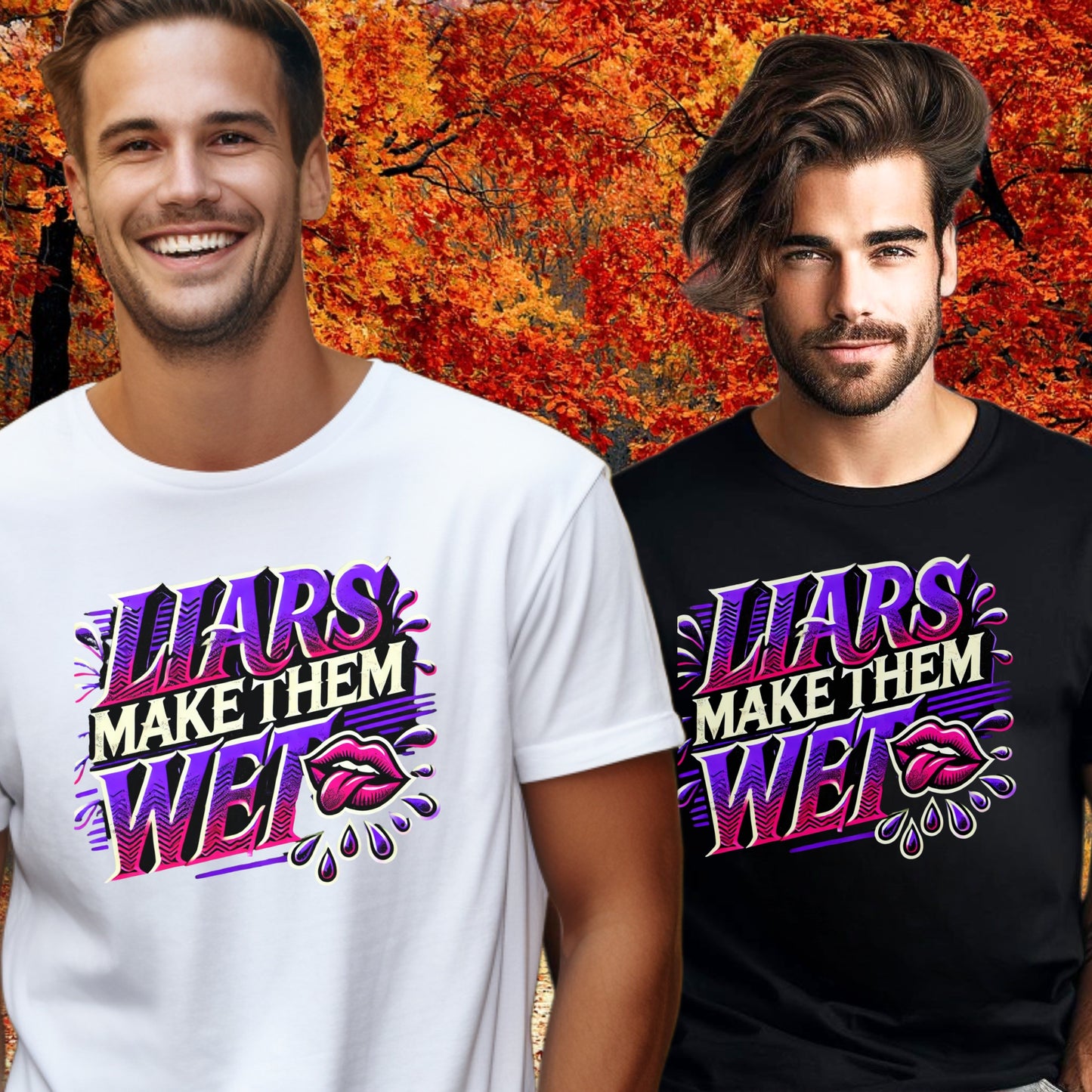 Liars Make Them Wet Graphic Tee Shirt product