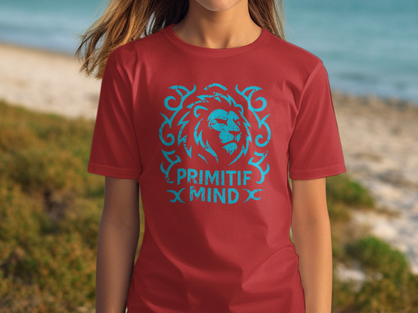 Primitif Mind Lion Graphic Tee for Unique T-shirt Product