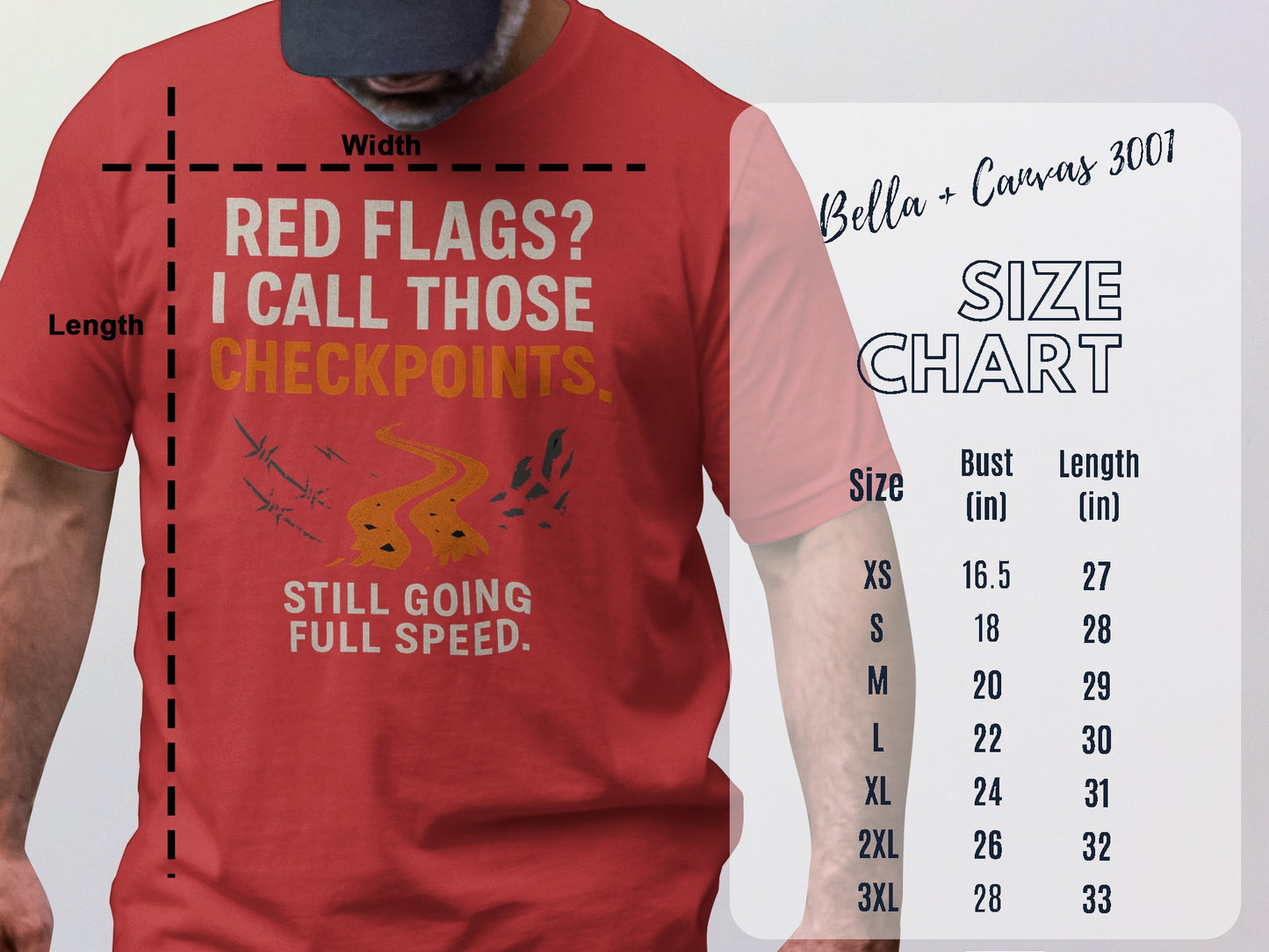 Red Flags I Call Those Checkpoints T-shirt