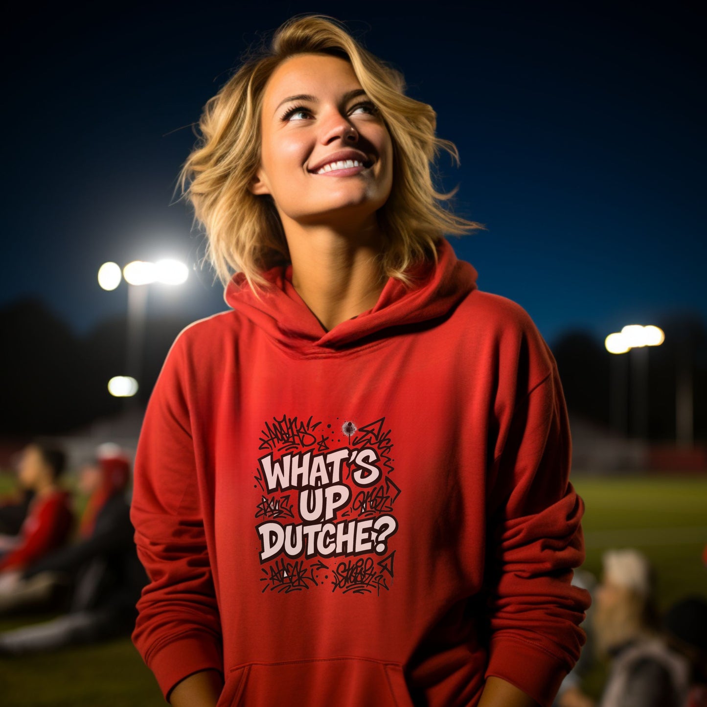 Fun Graphic 'What's Up Dutche?' Hoodie product