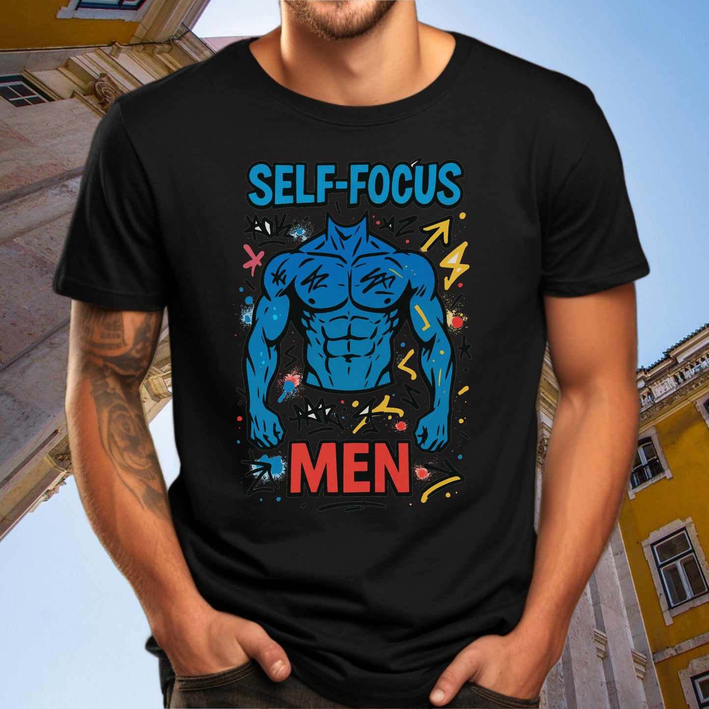Self-Focus Men Graphic Tee Cool Shirt product type