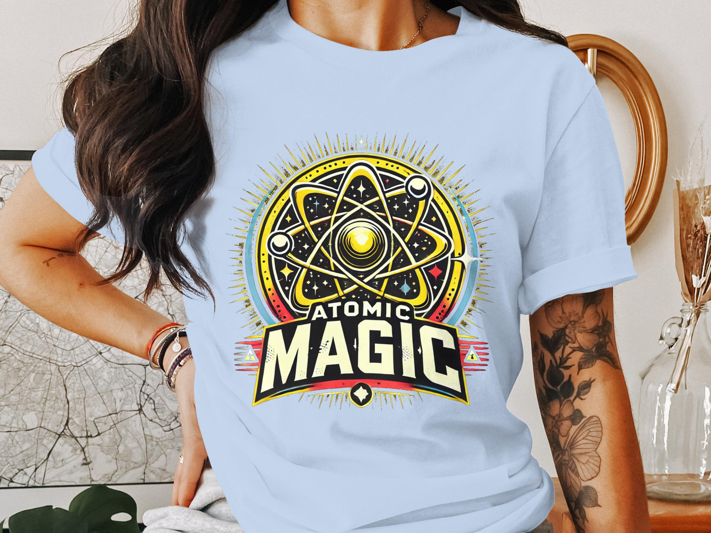 Atomic Magic Graphic Tee Casual Unisex T-shirt product type