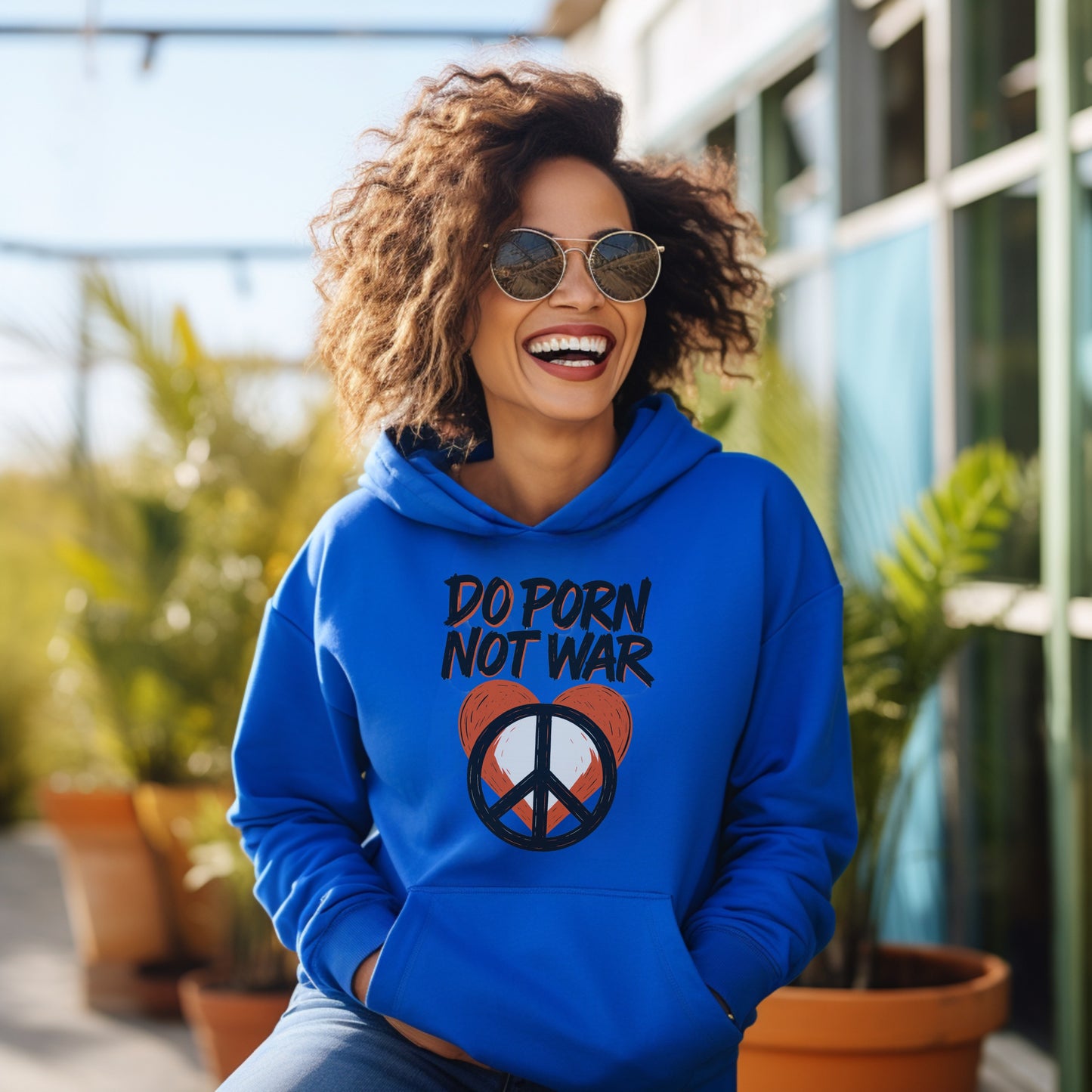 Do Porn Not War Statement Hoodie product