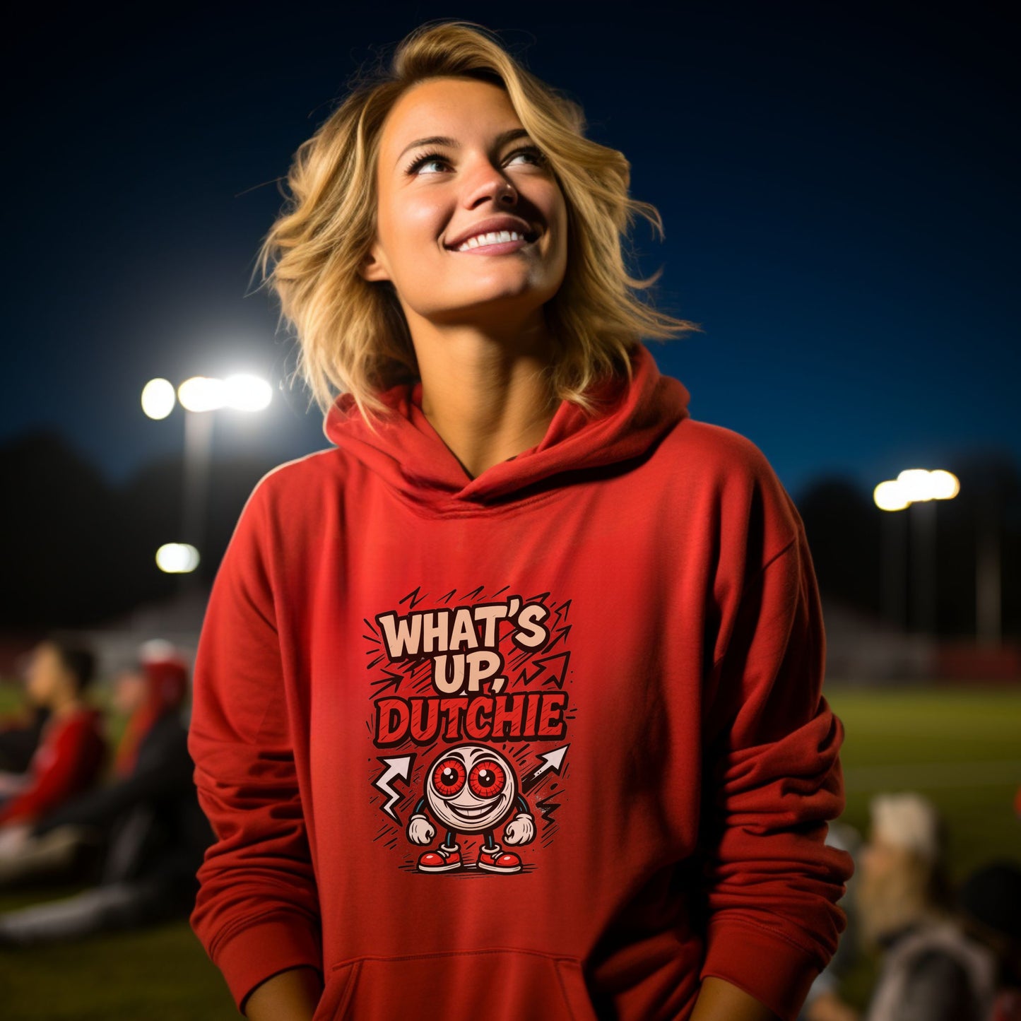 What's Up Dutchie Graphic Red Hoodie product