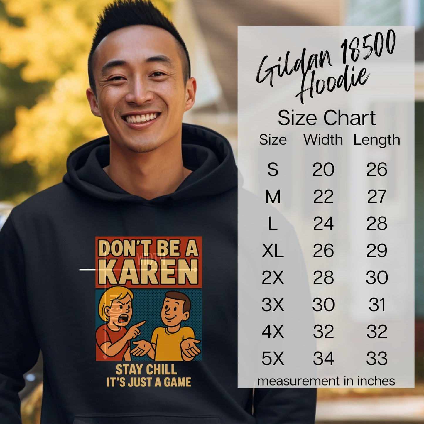 Don't Be A Karen Stay Chill It's Just A Game Hoodie