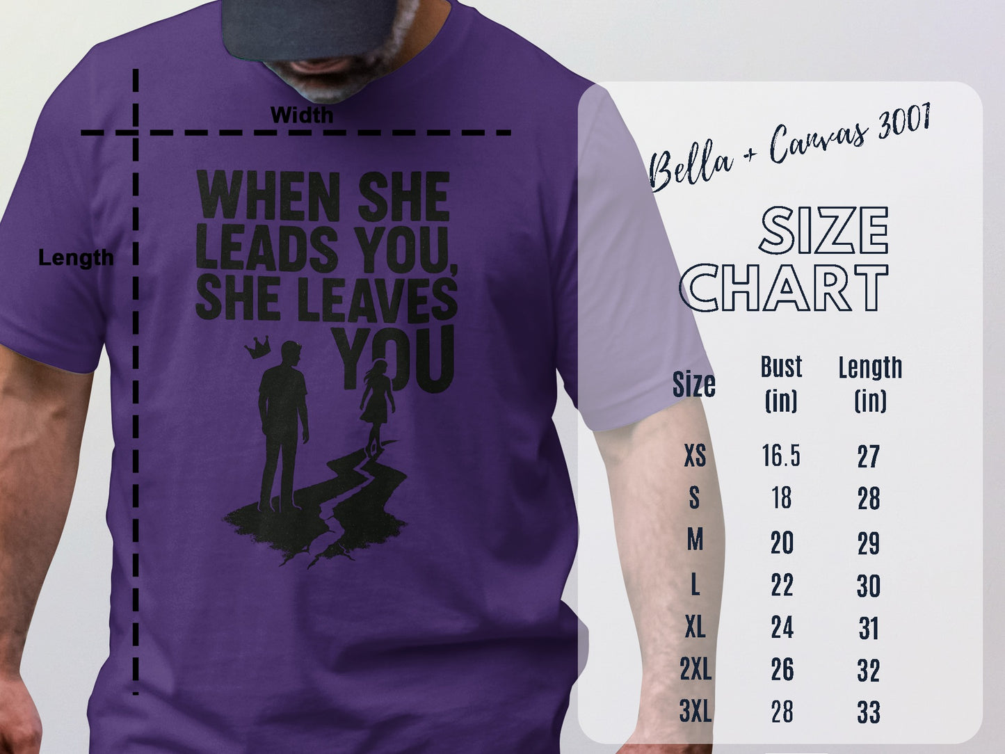 When She Leads You She Leaves You T-Shirt product