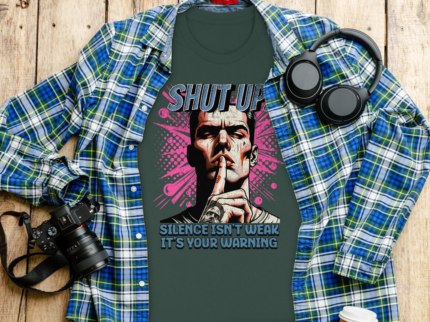 Silence Isn't Weak It's Your Warning Graphic Shirt Product Type