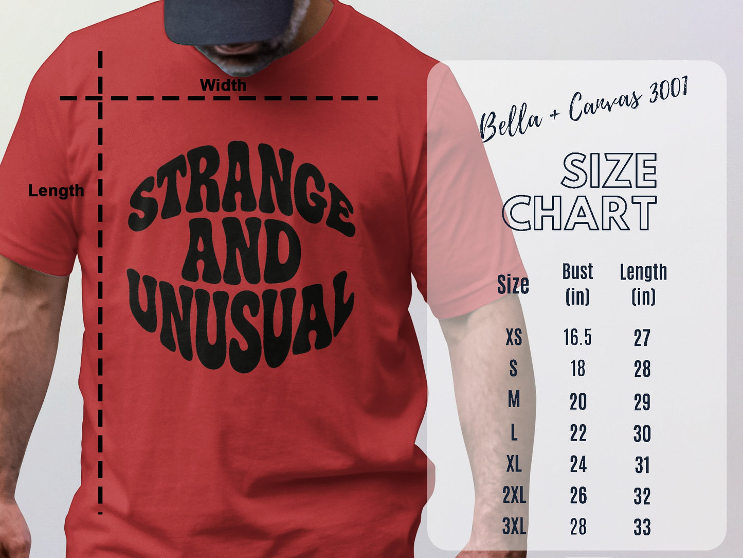 Strange and Unusual Graphic T-Shirt