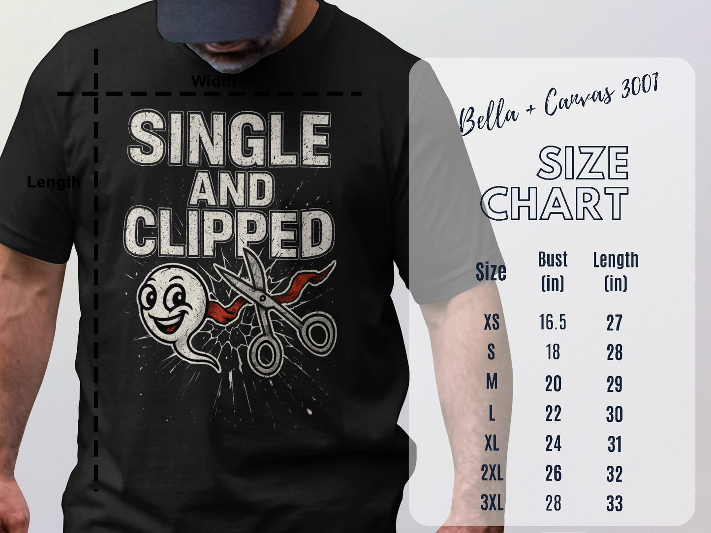 Single and Clipped Graphic T-Shirt product
