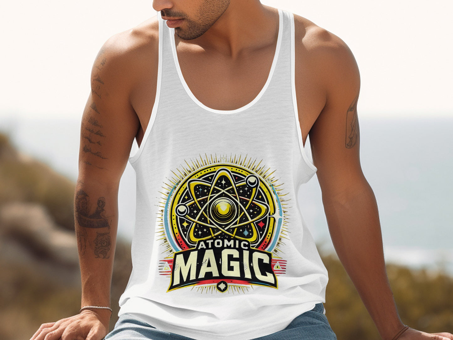 Atomic Magic Tank Top Graphic Sleeveless Shirt product type