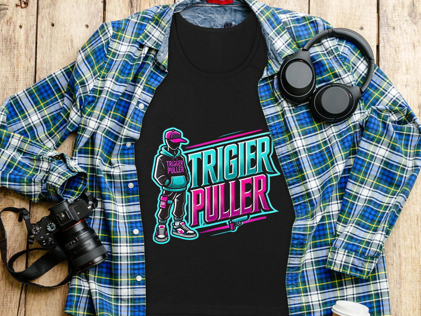Trigger Puller Graphic Tee Cool T-Shirt product