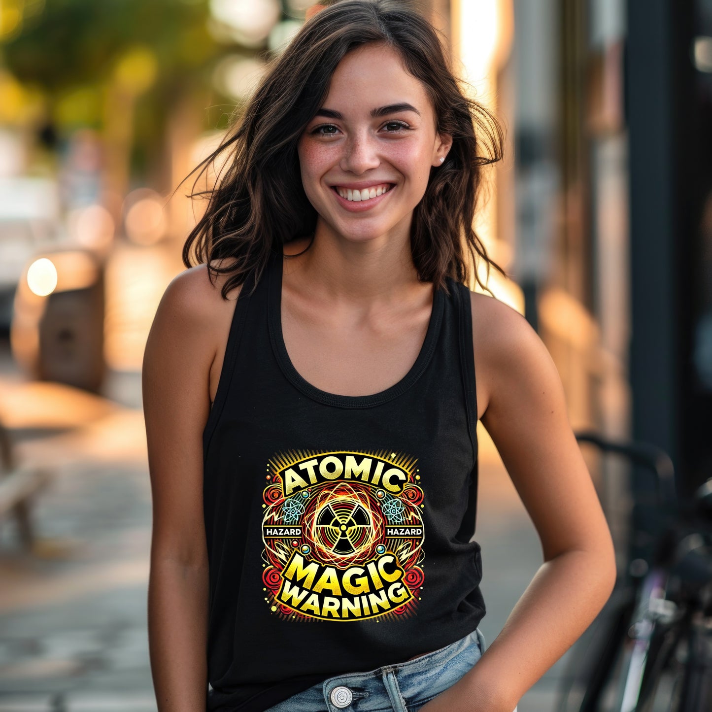 Atomic Magic Warning Graphic Tank Top product