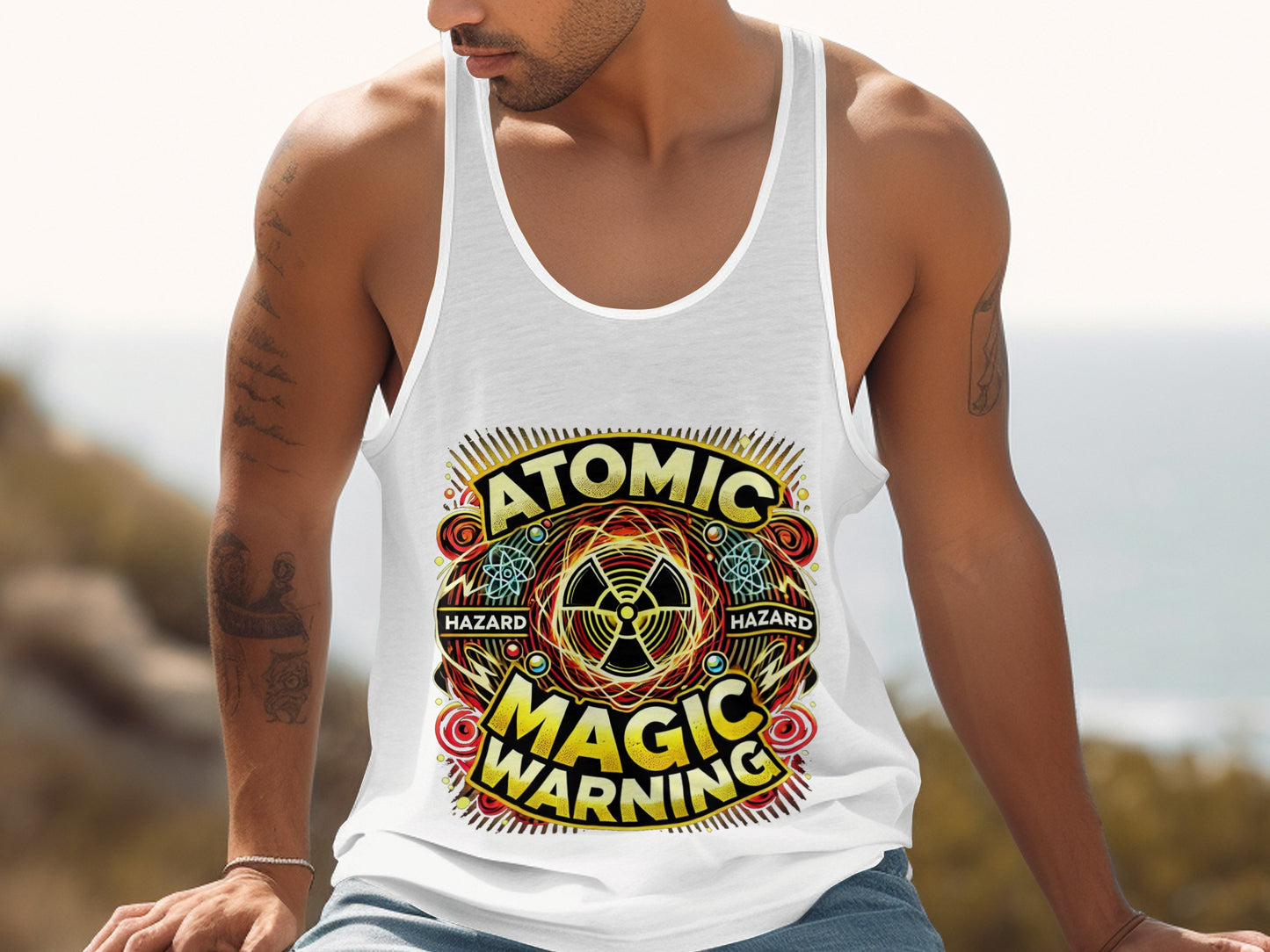 Atomic Magic Warning Graphic Tank Top Product Type