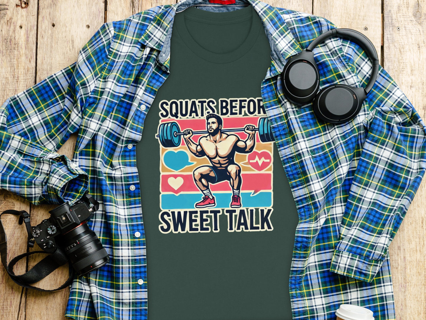 Squats Before Sweet Talk Graphic Tee Shirt product