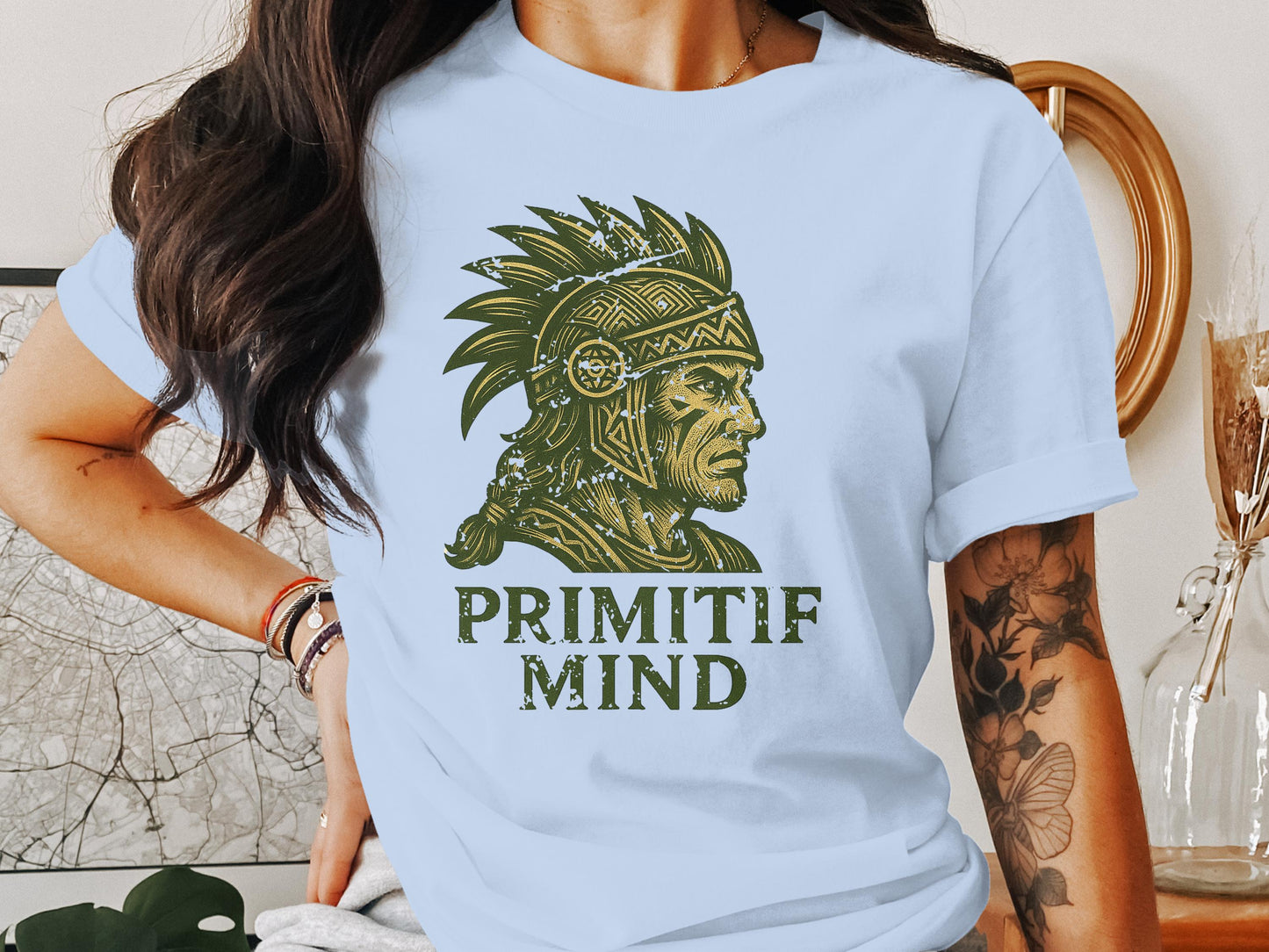 PrimitiF Mind Indigenous Artwork Tee product type