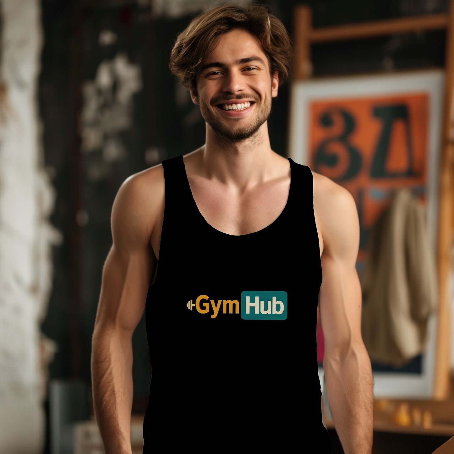 Premium GymHub Branded Tank Top Comfortable Product Type