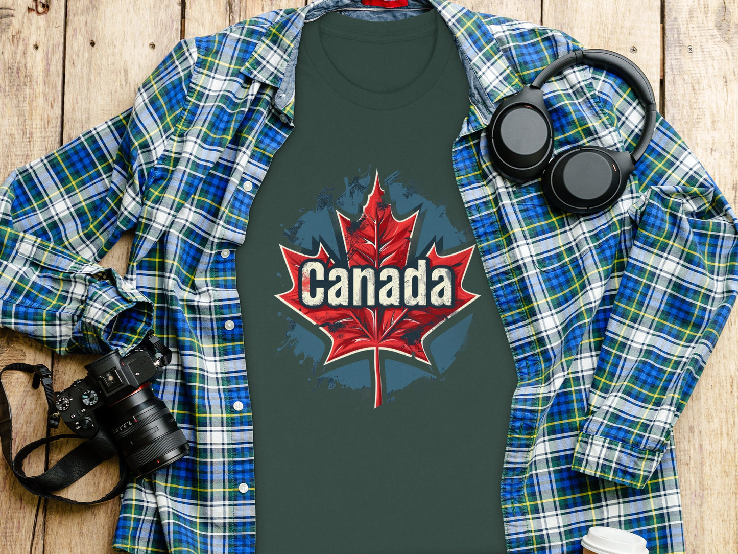 Canada Maple Leaf Design Graphic Shirt product type