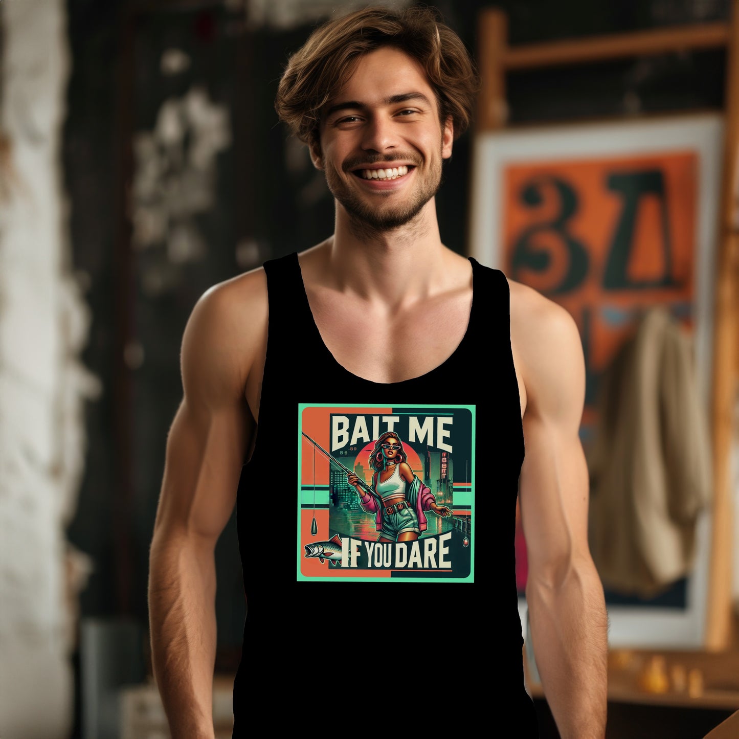 Bait Me If You Dare Graphic Tank Top Product Type