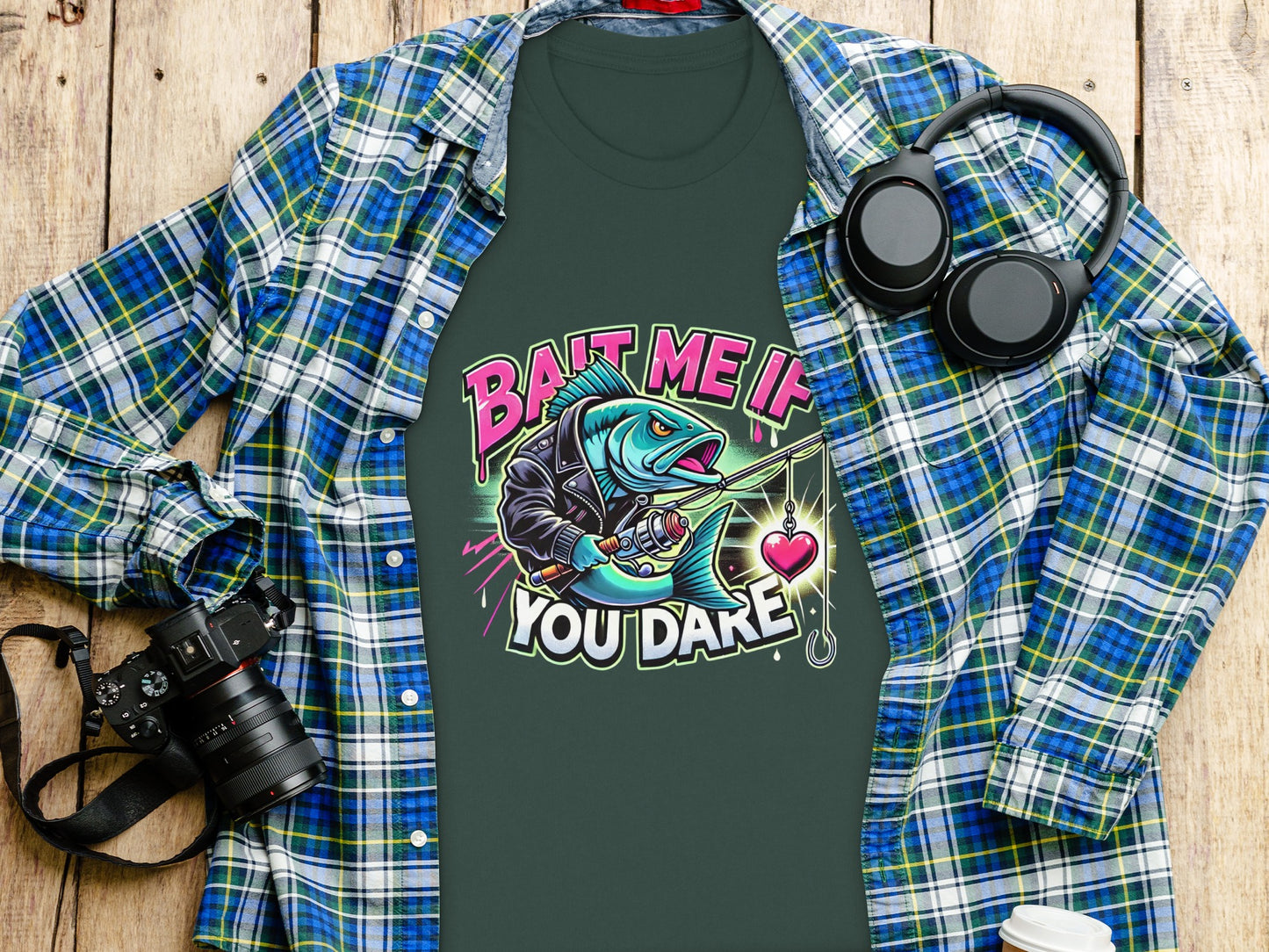 Bait Me If You Dare Graphic Printed T-shirt product type