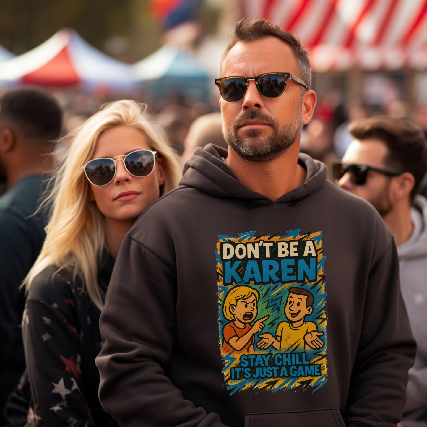 Don't Be A Karen Stay Chill It's Just A Game Hoodie product