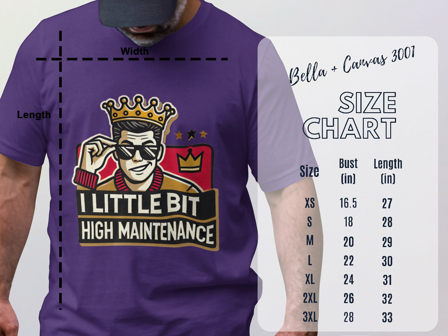 I Little Bit High Maintenance Graphic T-Shirt product type