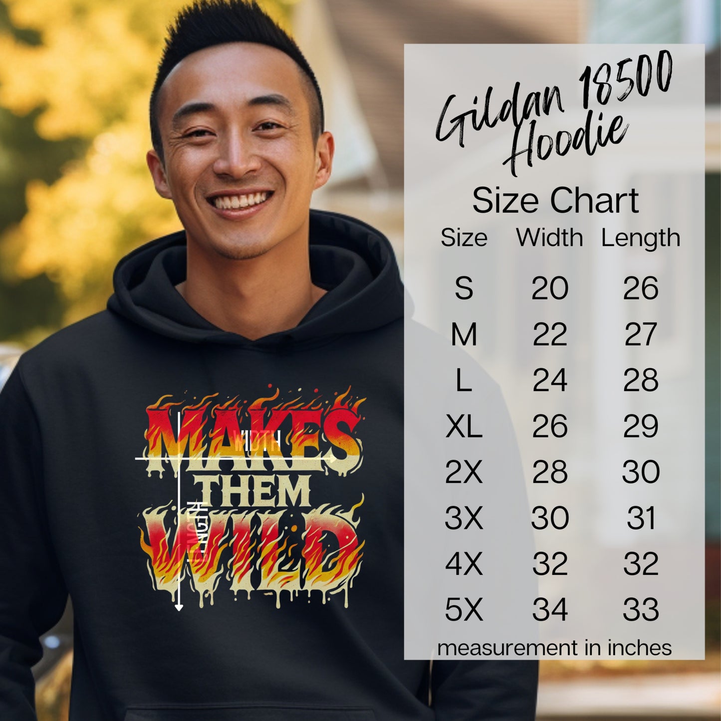 Makes Them Wild Hoodie product type