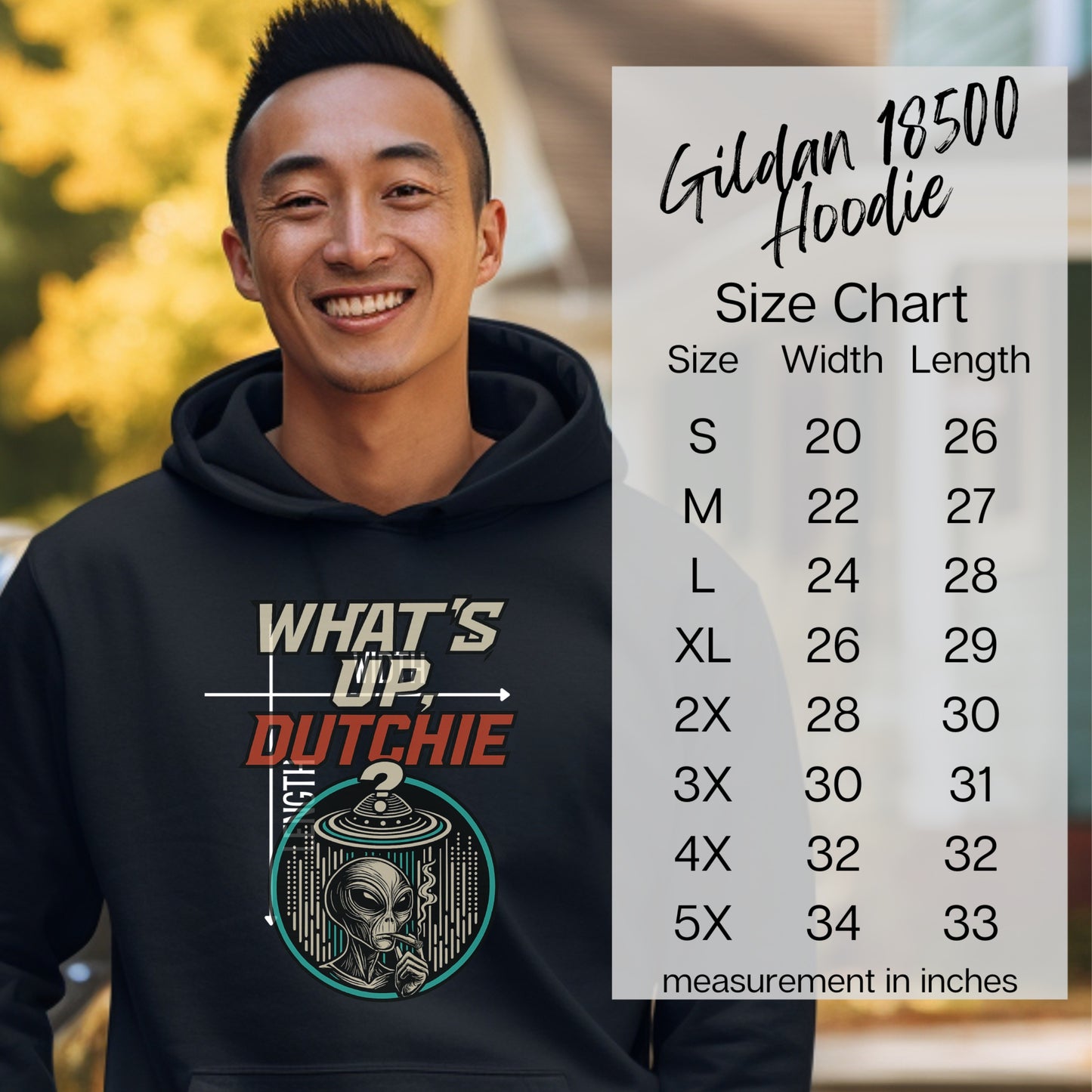 What's Up Dutchie Alien Graphic Hoodie product