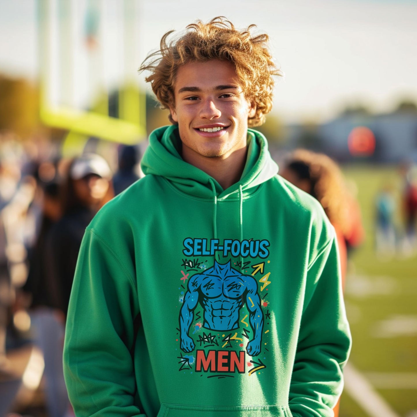 Self Focus Graphic Hoodie for Men product