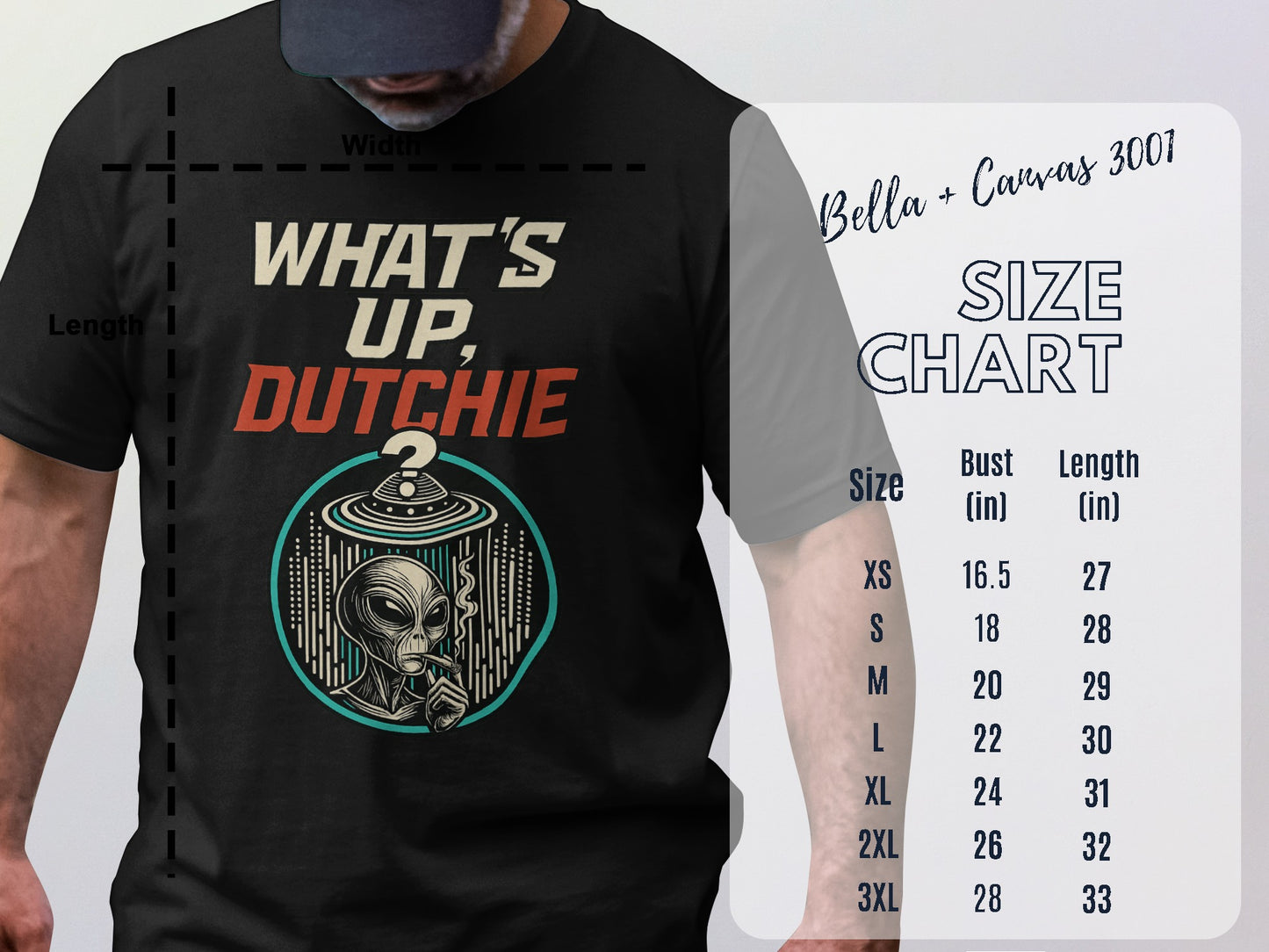 What's Up Dutchie Alien Themed T-Shirt product