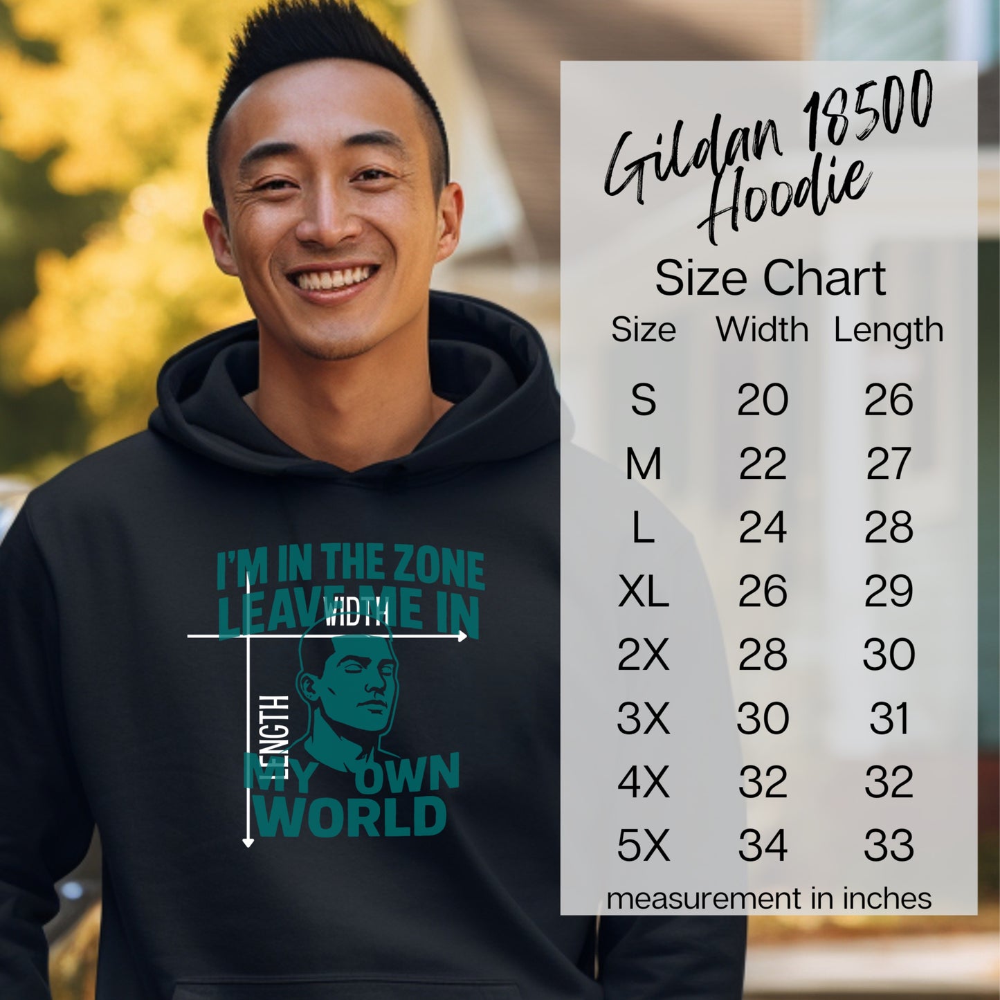 I'm In The Zone Leave Me In My Own World Hoodie Product