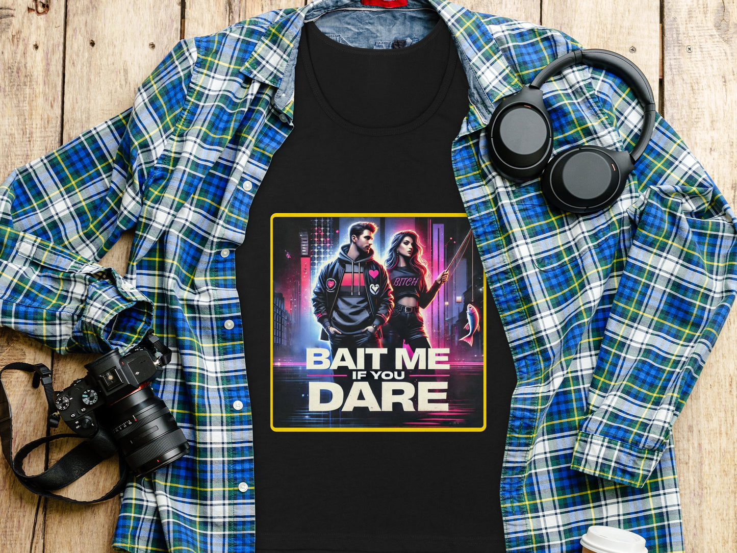 Bait Me If You Dare Graphic Design Shirt product
