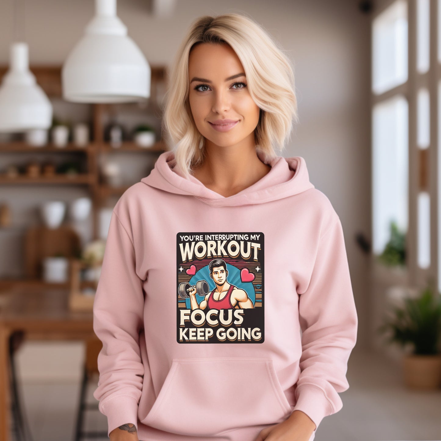 You're Interrupting My Workout Focus Hoodie product
