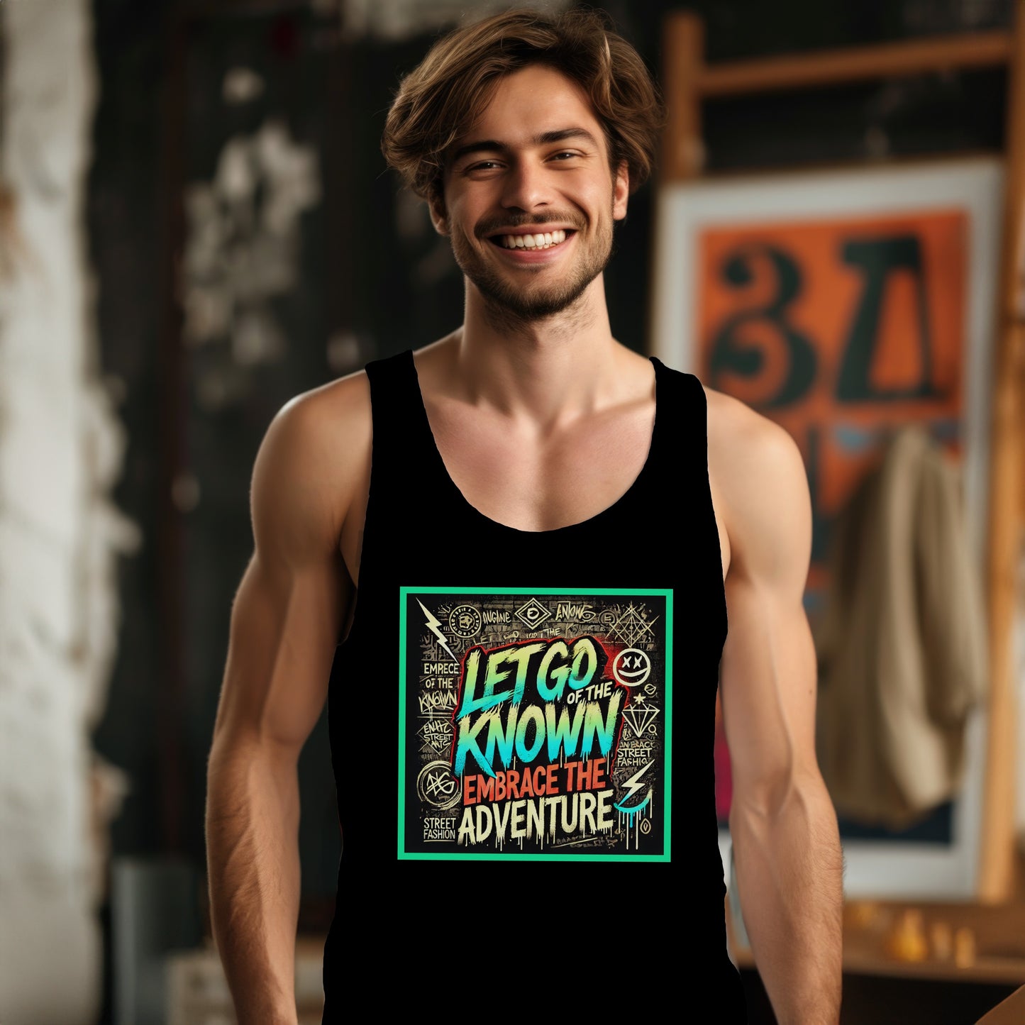 Let Go of the Known Embrace the Adventure tank product