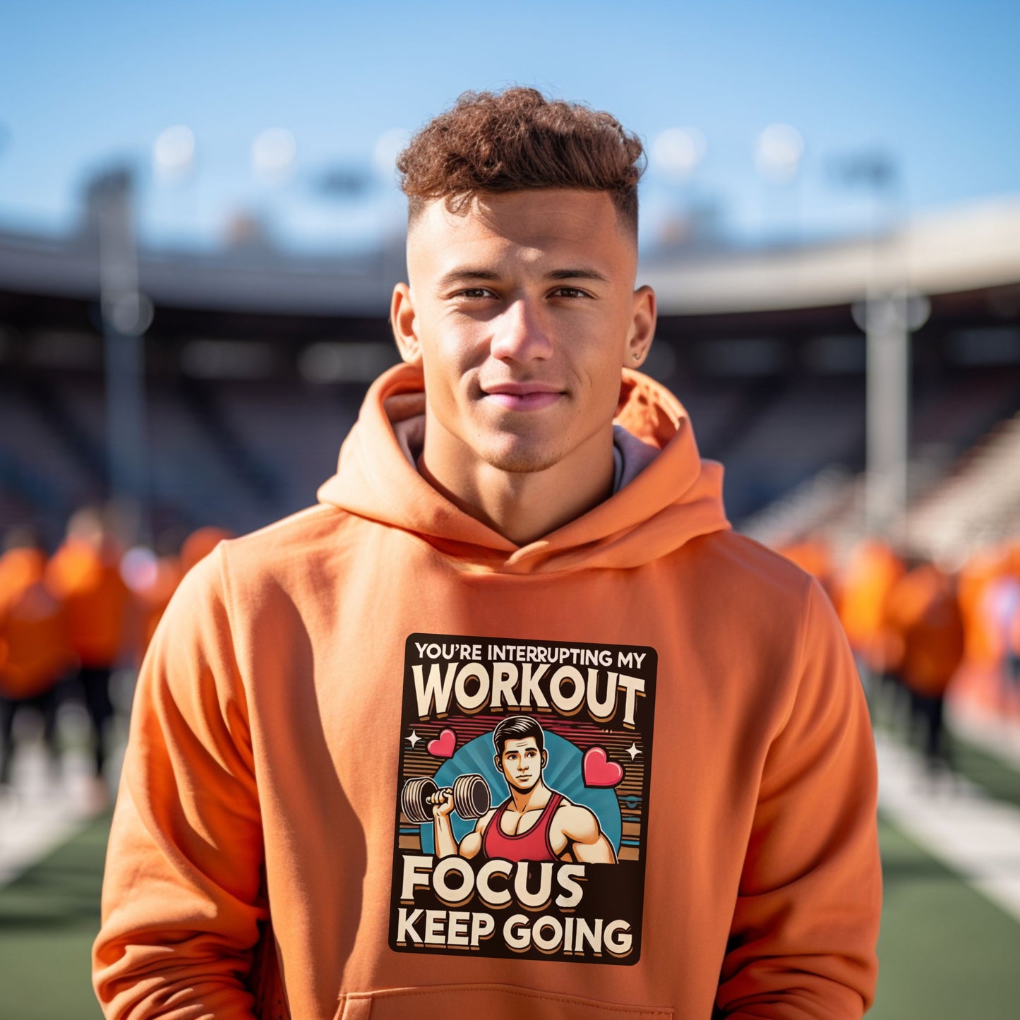 You're Interrupting My Workout Focus Hoodie product