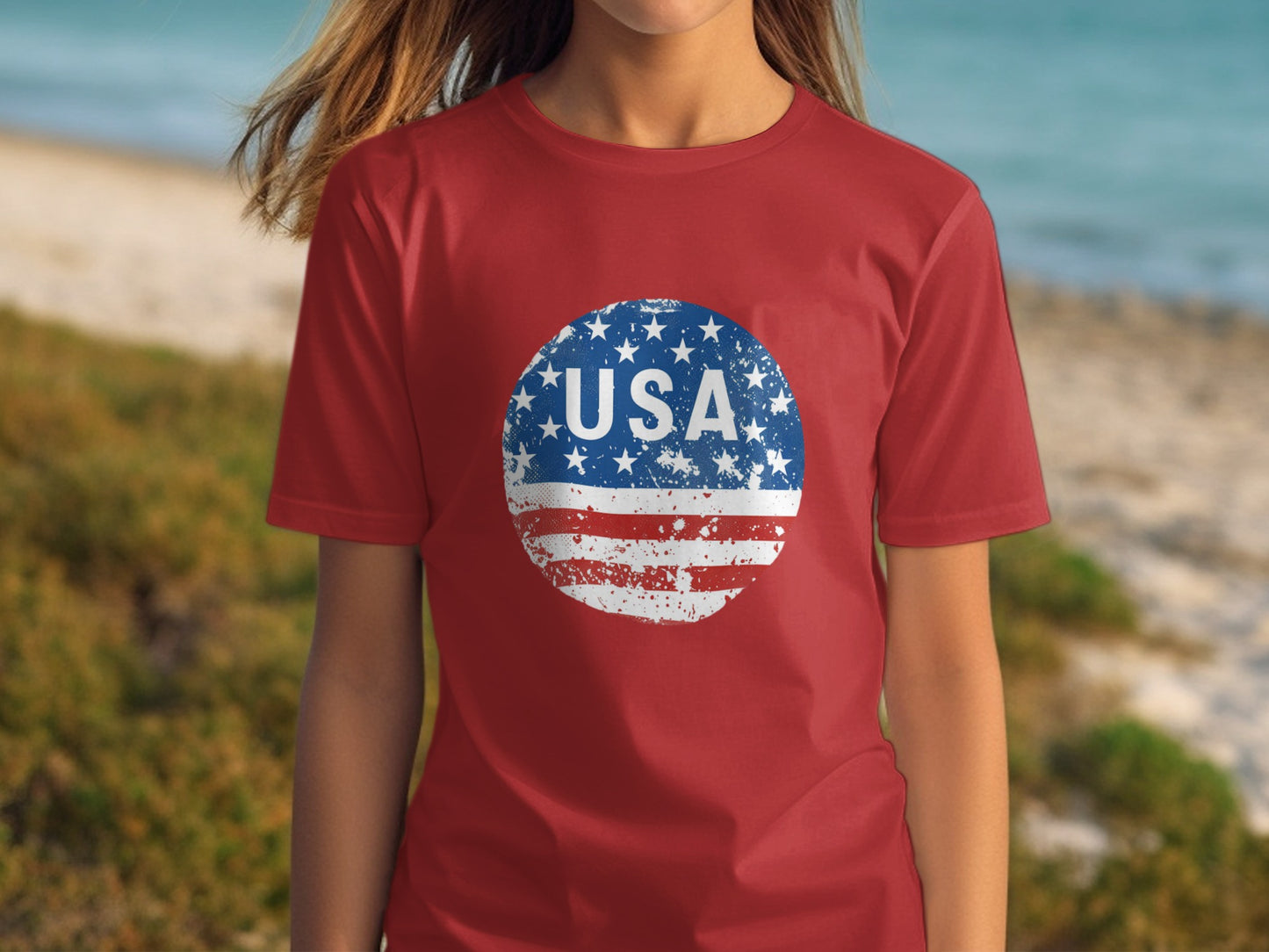 Patriotic Stars and Stripes American USA T-Shirt product