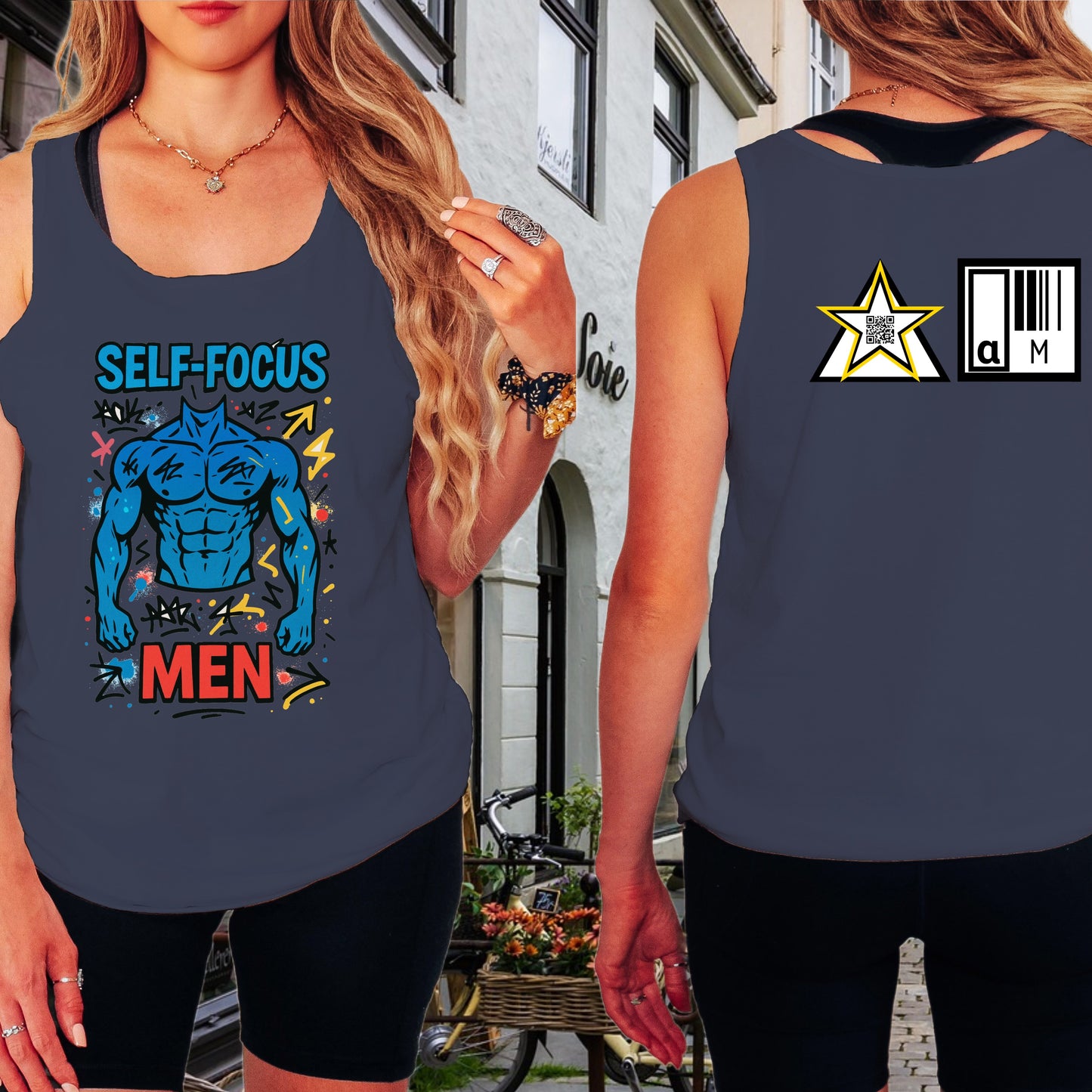 Self-Focus Men Graphic Casual Tank Top product
