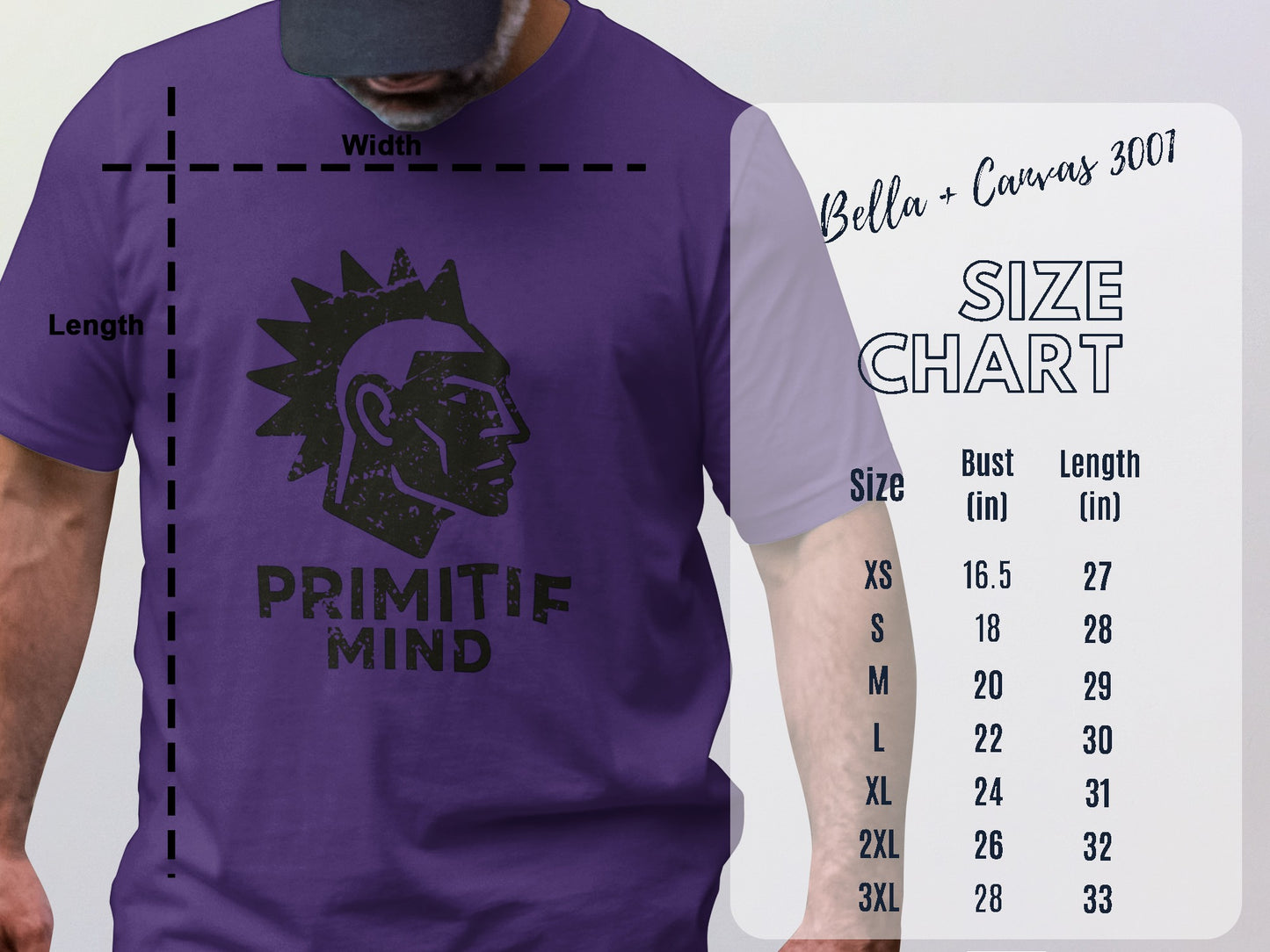 Purple PrimitiF Mind Graphic Tee product