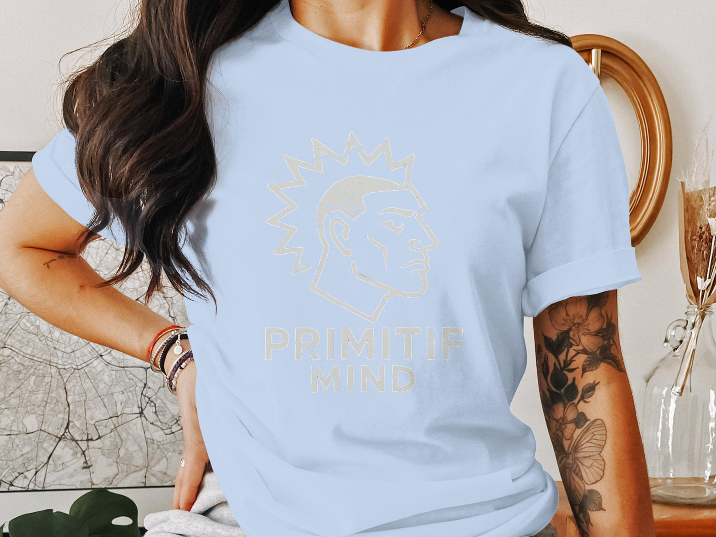 Primotif Mind Streetwear Graphic Tee Shirt Product