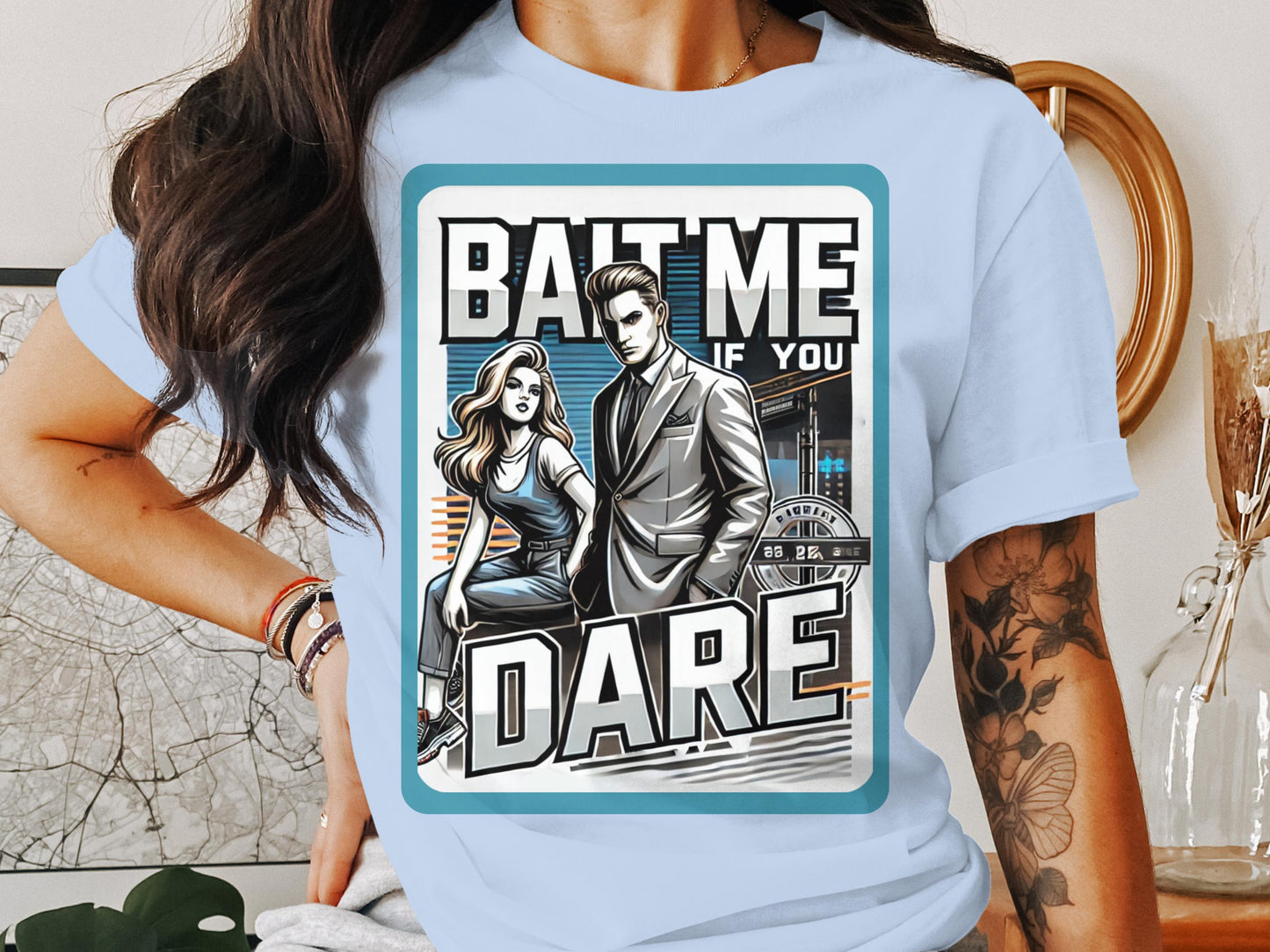 Bait Me If You Dare Graphic Casual Tee product type