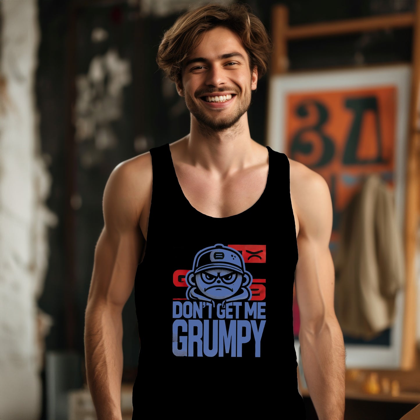 Don't Get Me Grumpy Graphic Tank Top product
