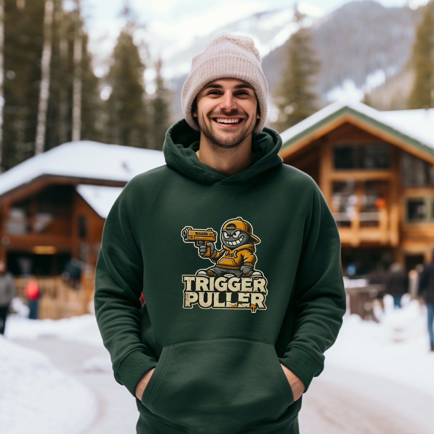 Trigger Puller Hoodie Perfect for Winter Apparel Product