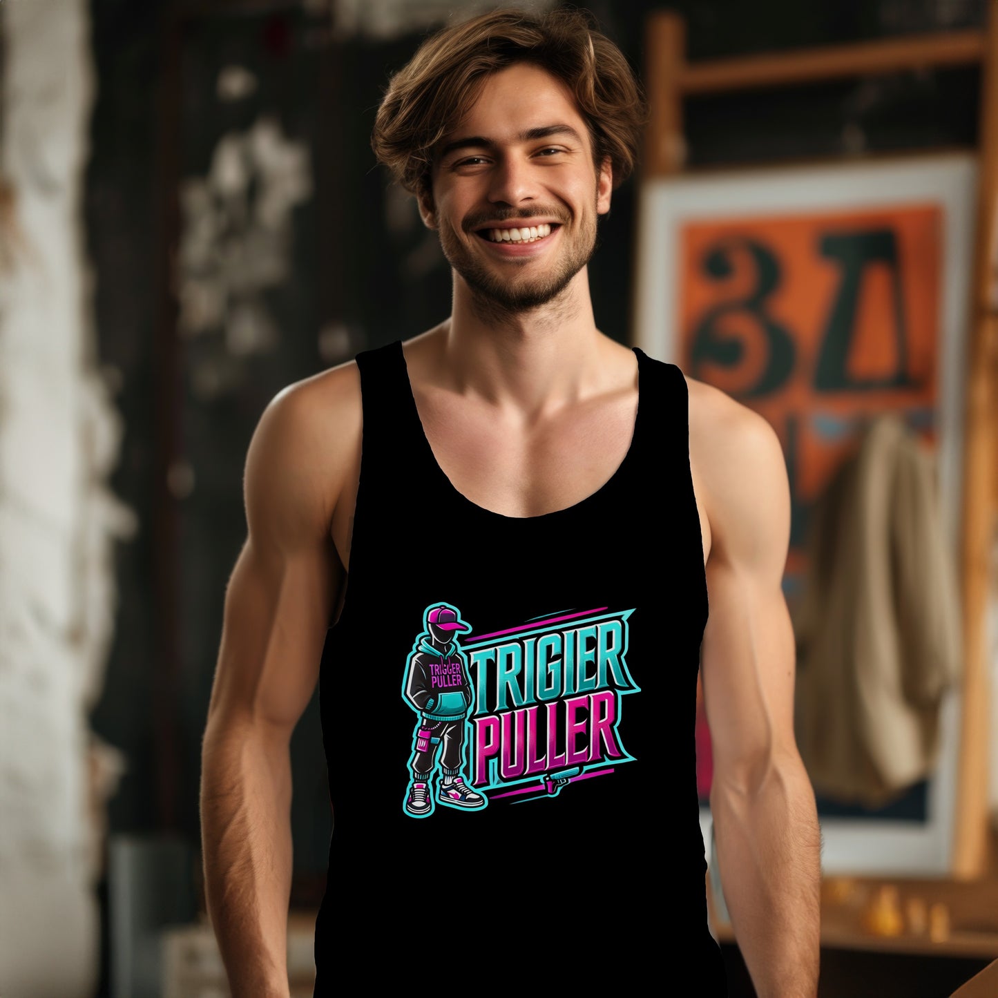 Hip Graphic Design Trigier Puller Tank Top product